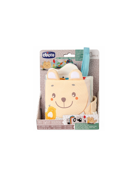 Soft Sensory Book Chicco – Libro Sensoriale 3 in 1 per Neonati (0M+)