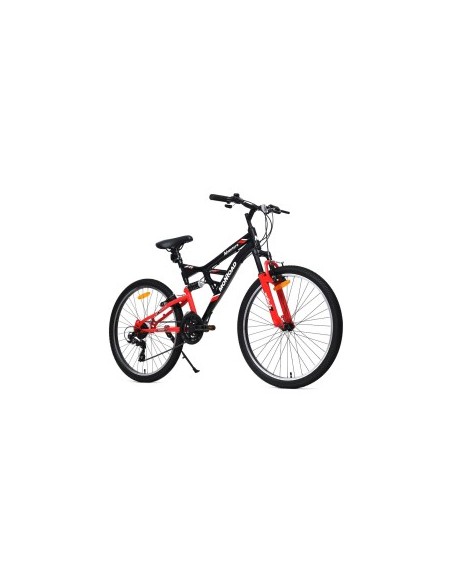 Bicicletta Adventure 26, telaio acciaio, ruote 26 pollici, cambio Shimano 18 velocità, forcella ammortizzata