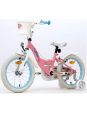 Bici Girl Jade 16 pollici, con rotelline stabilizzatrici,  ruote a raggi, velocità singola, bici bambina, primi passi