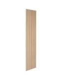 Pannello decorativo da parete Colva, legno chiaro rovere, 240x60 cm, moderno, design verticale, marca Atmosphera