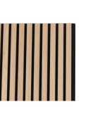 Pannello decorativo da parete Colva, legno chiaro rovere, 240x60 cm, moderno, design verticale, marca Atmosphera