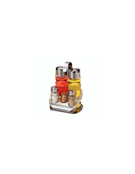 SIRIO MENAGE TAVOLA 5PZ ACCIAIO INOX