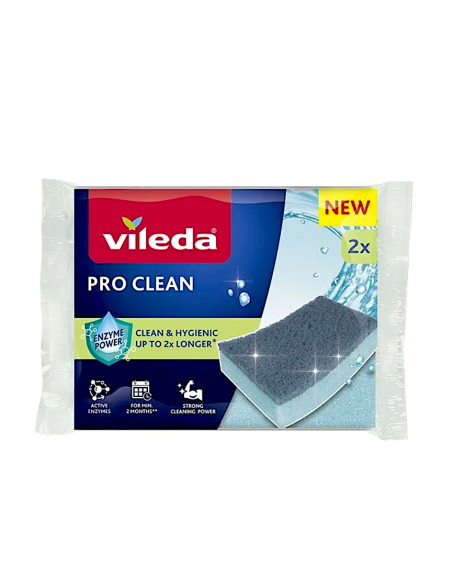 179254 PRO CLEAN CONF 2 SPUGNE CLASSICHE