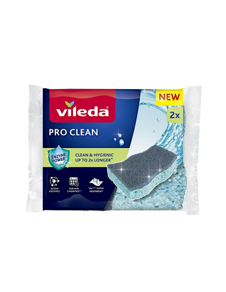 179700 PRO CLEAN CONF 2 SPUGNE ASSORBENTI