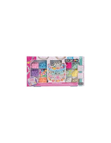 Crea Perline, perline Heishi, perline ABC, bracciali, collane, decorazioni, bambini 6+