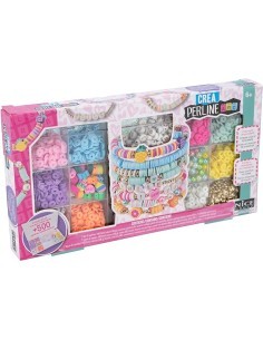 Crea Perline, perline Heishi, perline ABC, bracciali, collane, decorazioni, bambini 6+