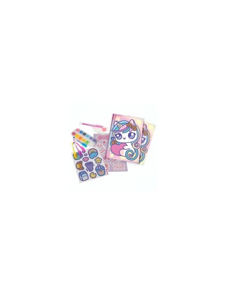 Diamantiny Diario Kawaii, diario segreto, diario bambina, kawaii, gemme 3D, creatività, regalo bambina, 6+
