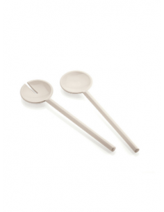 COPPIA POSATE INSALATA TIFFANY WHITE