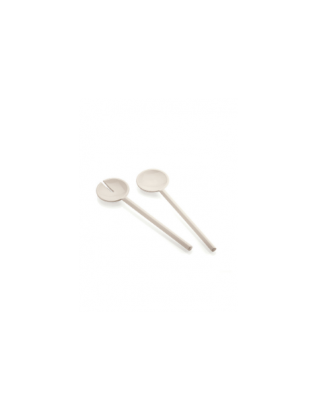 COPPIA POSATE INSALATA TIFFANY WHITE
