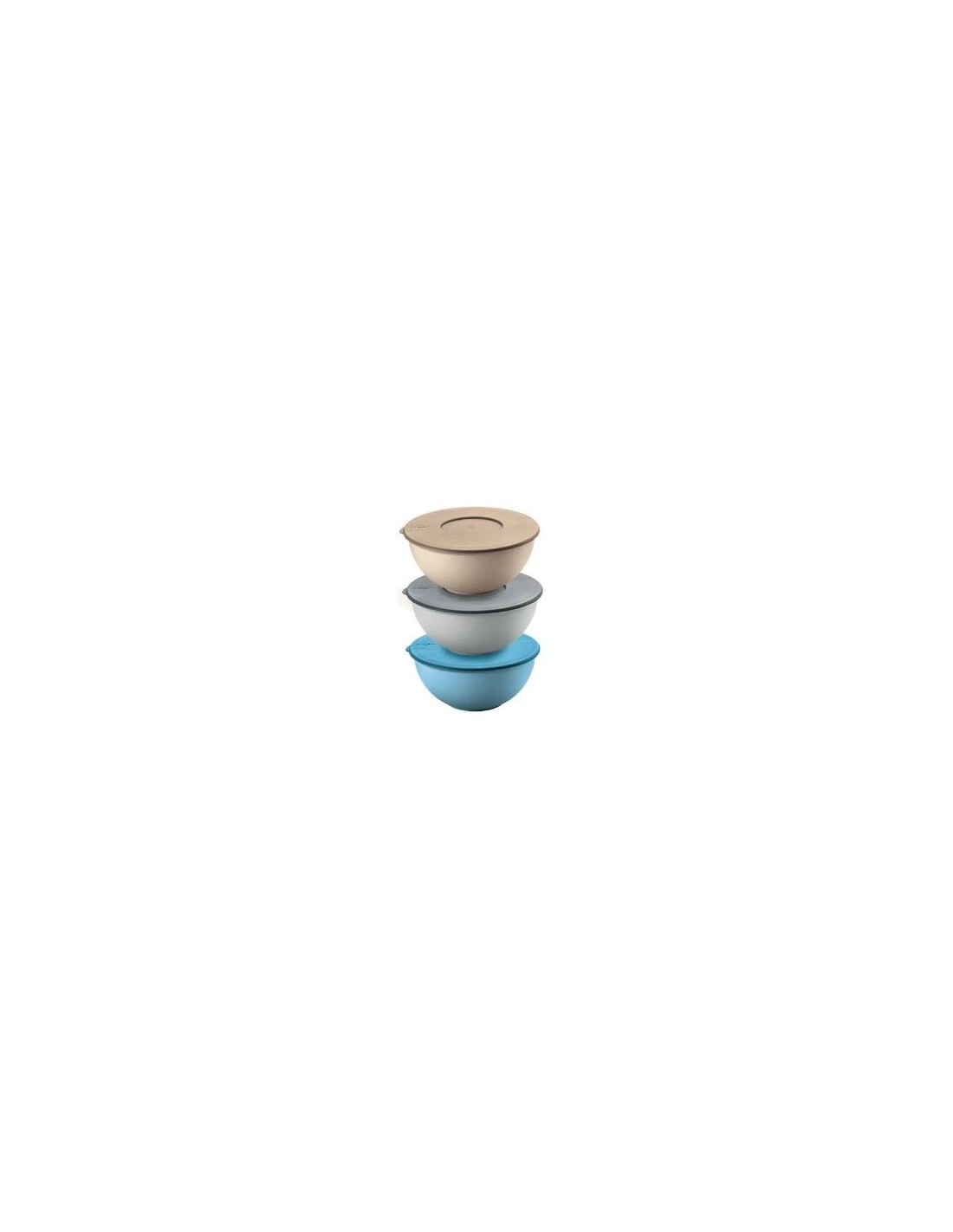 SET 3 CONTENITORI 16CM CON COPERCHIO
