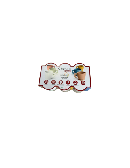 SET 6 TAZZINE CAFFE 214256156 80CC BIANCHE