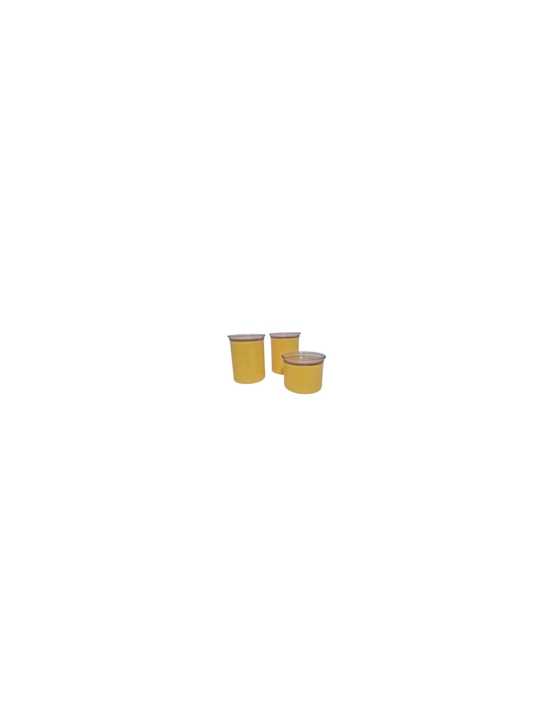 CHEF LINE SET 3 BARATTOLI GIALLO
