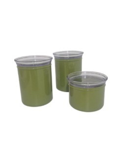 CHEF LINE SET 3 BARATTOLI VERDE