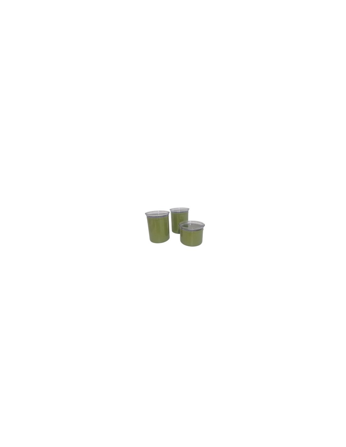 CHEF LINE SET 3 BARATTOLI VERDE