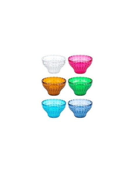 SET 6 COPPETTE 12CM TIFFANY COLORI ASSORTITI