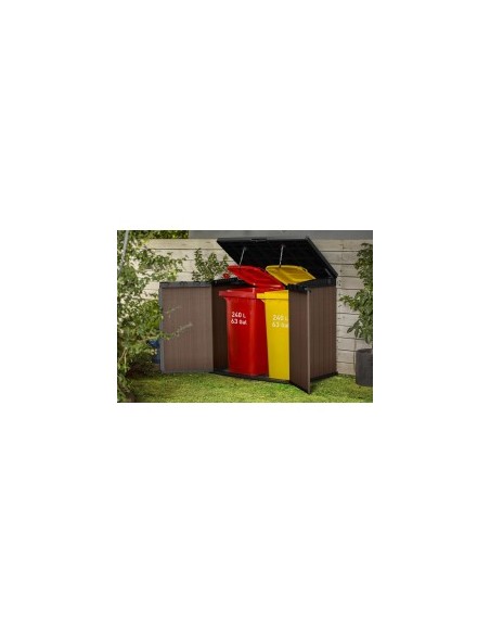 BAULE PORTATTREZZI DARWIN RESINA 140X80X120CM MARRONE