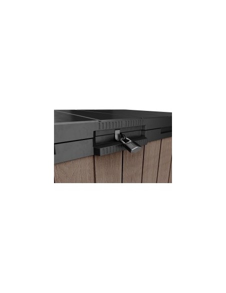BAULE PORTATTREZZI DARWIN RESINA 140X80X120CM MARRONE