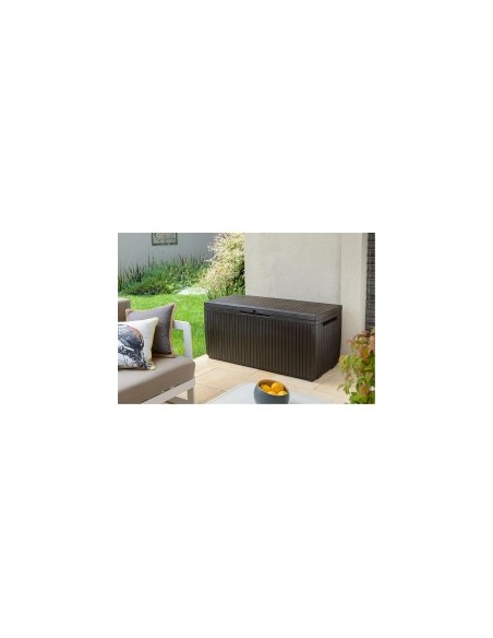 BAULE CONTENITORE SPRINGWOOD MARRONE 123X53X57CM