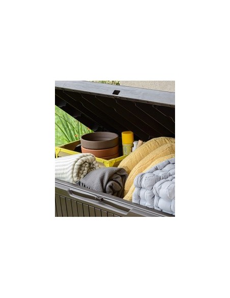 BAULE CONTENITORE SPRINGWOOD MARRONE 123X53X57CM