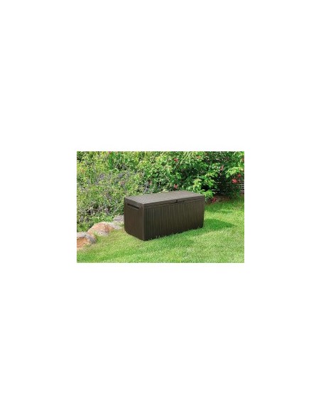 BAULE CONTENITORE SPRINGWOOD MARRONE 123X53X57CM