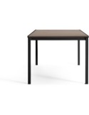 TAVOLO PORTO STRUTTURA GRAFITE 200X95X75CM EFFETTO LEGNO