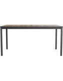 TAVOLO PORTO STRUTTURA GRAFITE 200X95X75CM EFFETTO LEGNO