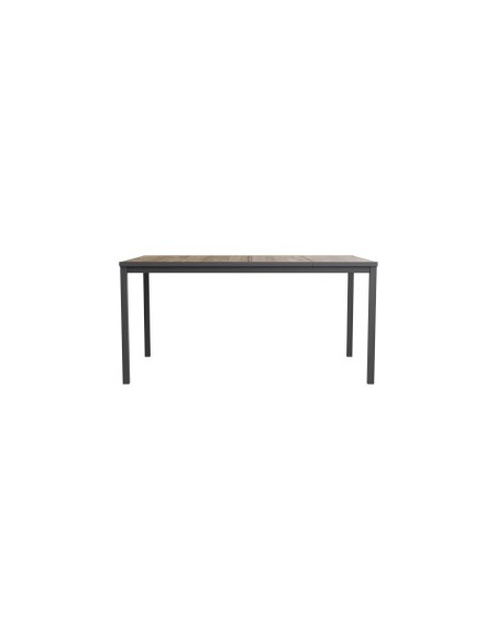 TAVOLO PORTO STRUTTURA GRAFITE 200X95X75CM EFFETTO LEGNO