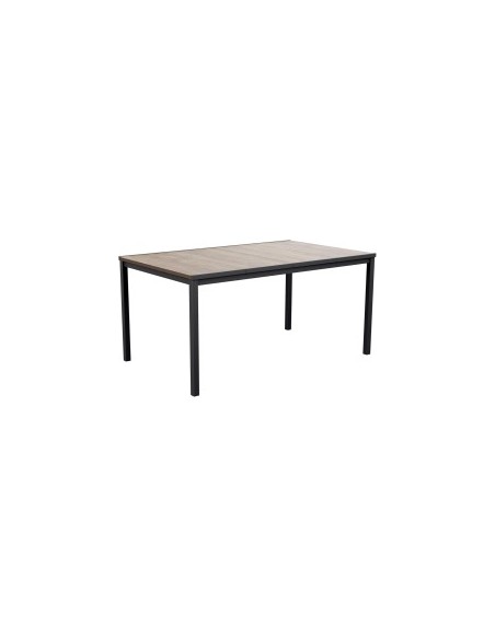 TAVOLO PORTO STRUTTURA GRAFITE 200X95X75CM EFFETTO LEGNO