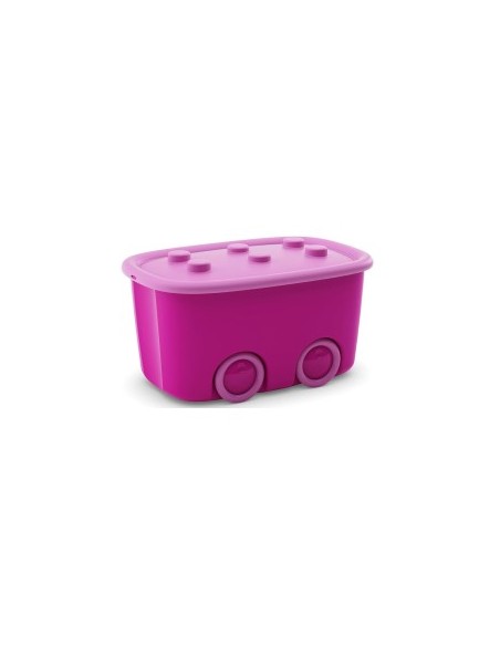 CONTENITORE FUNNY BOX ROSA 58X38,5X32CM