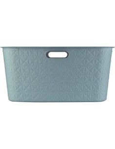 CESTA PORTABIANCHERIA 258702 VERDE 45LT 40X60X28CM