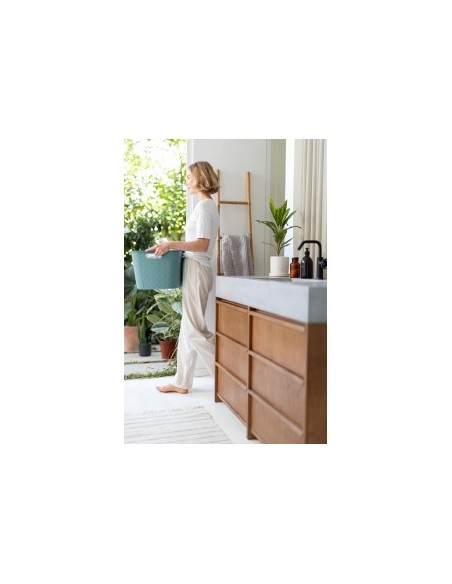 CESTA PORTABIANCHERIA 258702 VERDE 45LT 40X60X28CM