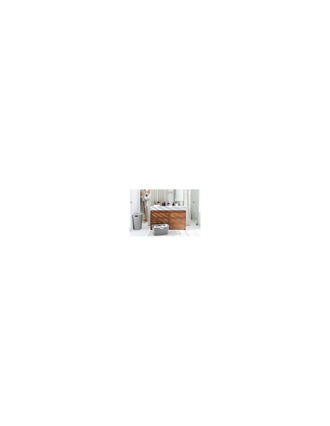 CESTA PORTABIANCHERIA 258704 TORTORA 45LT 40X60X28CM