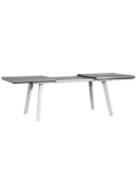 TAVOLO HARMONY ANTRACITE/BIANCO 162/241X100CM ALLUNGABILE