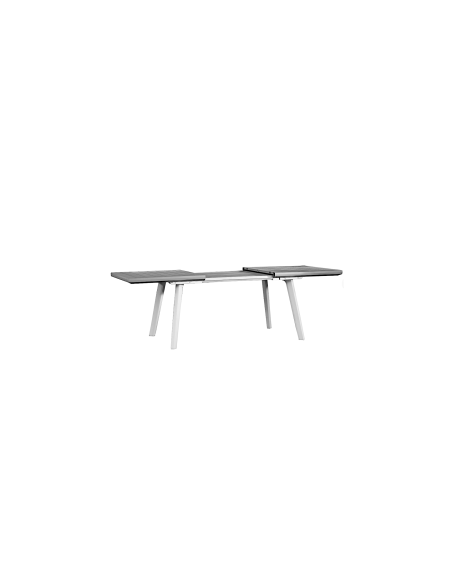 TAVOLO HARMONY ANTRACITE/BIANCO 162/241X100CM ALLUNGABILE