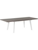 TAVOLO HARMONY ANTRACITE/BIANCO 162/241X100CM ALLUNGABILE