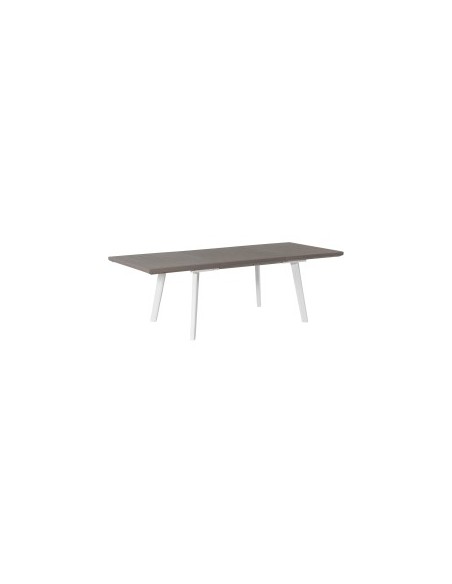 TAVOLO HARMONY ANTRACITE/BIANCO 162/241X100CM ALLUNGABILE