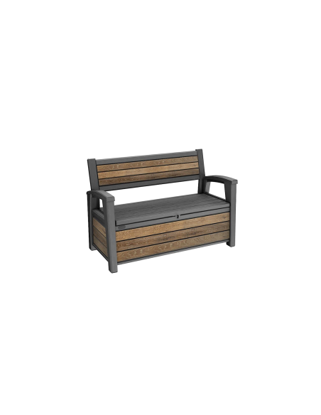 PANCHINA CONTENITORE RESINA 132X61X89CM RESINA