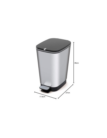PATTUMIERA CHIC 10 LT IN ACCIAIO KETER su TreG Ingrosso