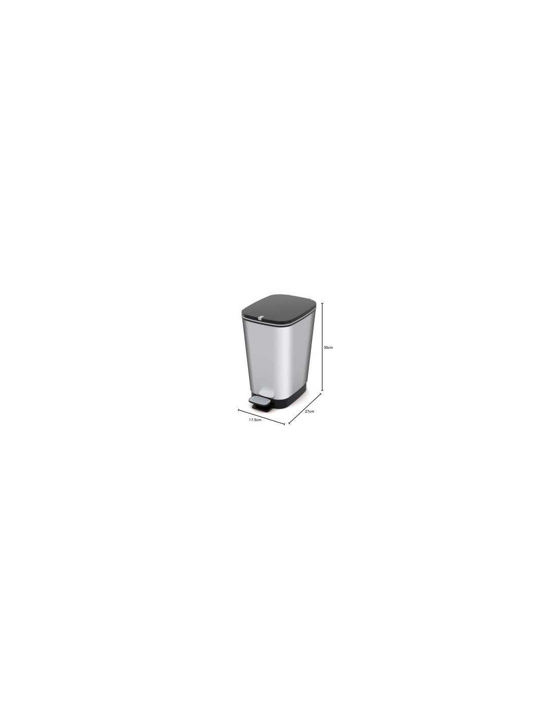 PATTUMIERA CHIC 10 LT IN ACCIAIO KETER su TreG Ingrosso