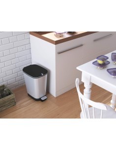 PATTUMIERA CHIC 10 LT IN ACCIAIO KETER su TreG Ingrosso