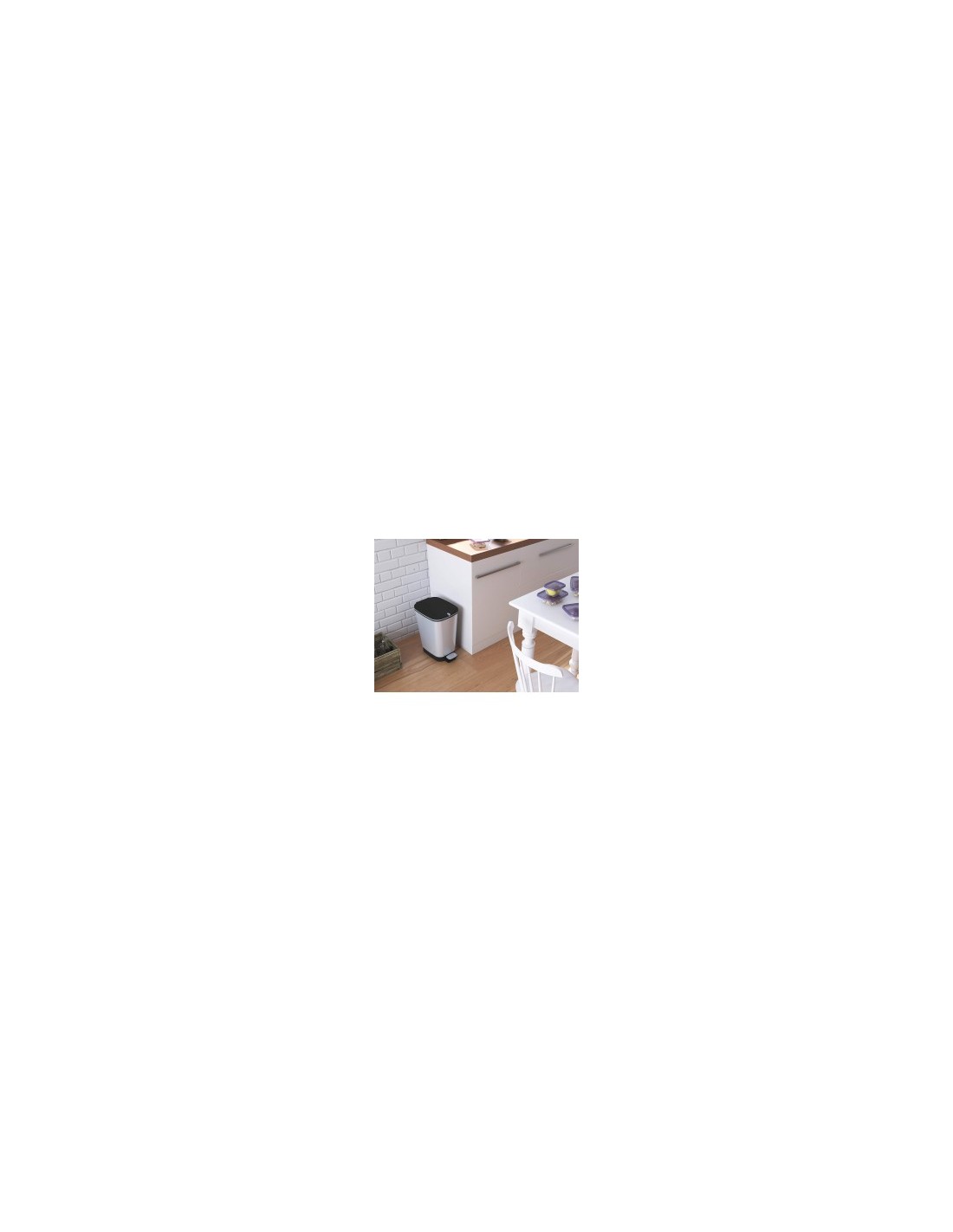 PATTUMIERA CHIC 10 LT IN ACCIAIO KETER su TreG Ingrosso