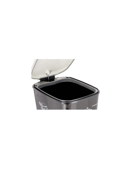 KIS CHIC PATTUMIERA IN PLASTICA MENU/COFFE 50 LT KETER su TreG Ingr...