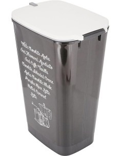 KIS CHIC PATTUMIERA IN PLASTICA MENU/COFFE 50 LT KETER su TreG Ingr...