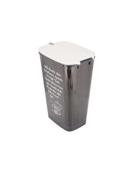 KIS CHIC PATTUMIERA IN PLASTICA MENU/COFFE 50 LT KETER su TreG Ingr...