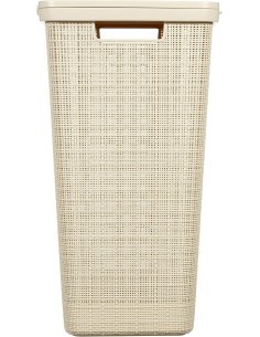PORTABIANCHERIA JUTA 58LT BIANCO CON COPERCHIO