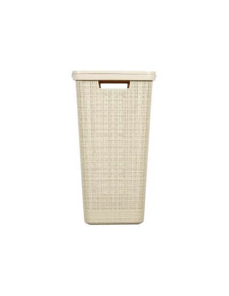 PORTABIANCHERIA JUTA 58LT BIANCO CON COPERCHIO