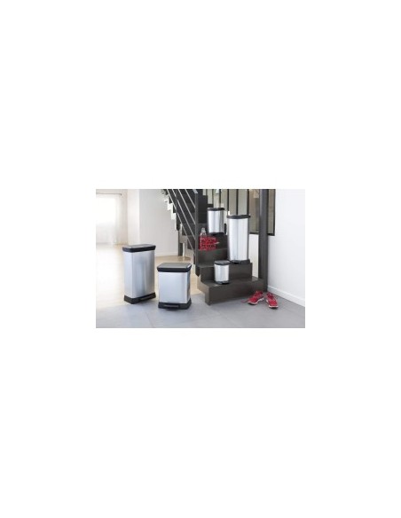 CURVER DECO PATTUMIERA RETTANGOLARE A PEDALE 50 LT KETER su TreG In...