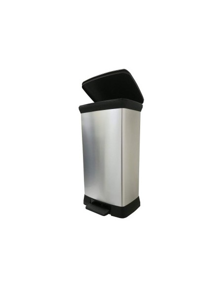 CURVER DECO PATTUMIERA RETTANGOLARE A PEDALE 50 LT KETER su TreG In...