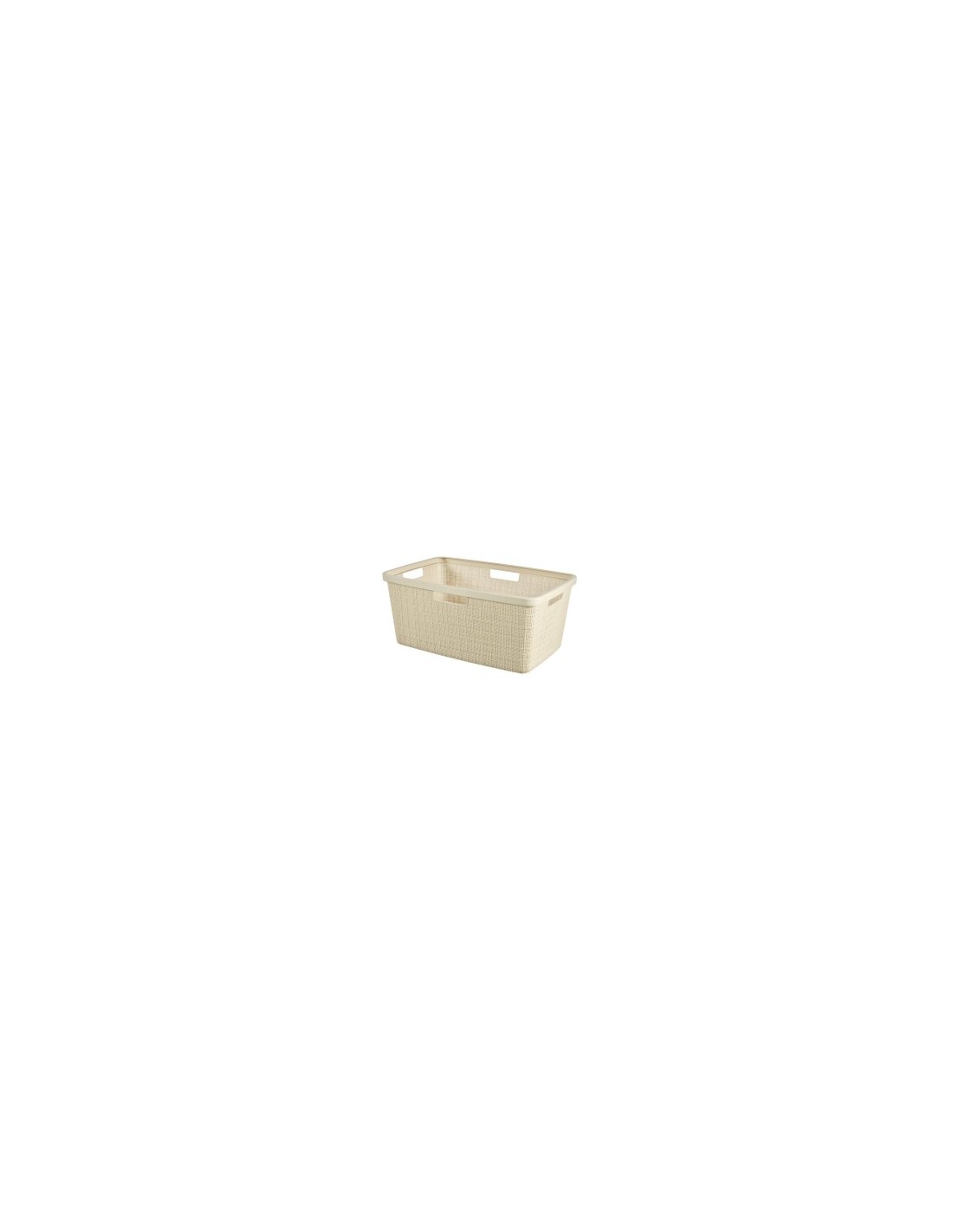 CESTA PORTABIANCHERIA JUTA 46LT BIANCO