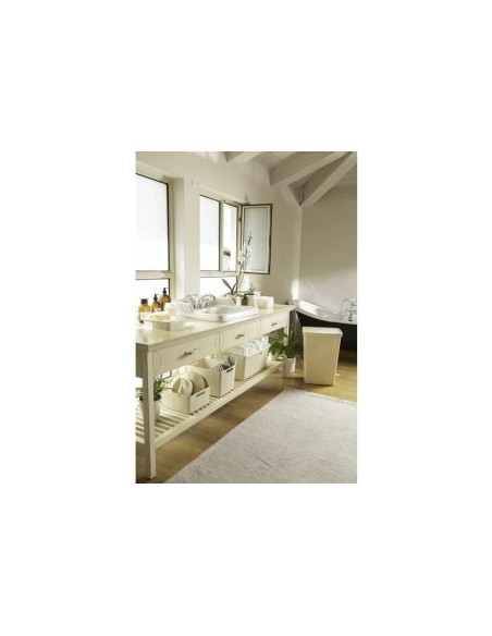 CESTA PORTABIANCHERIA JUTA 46LT BIANCO